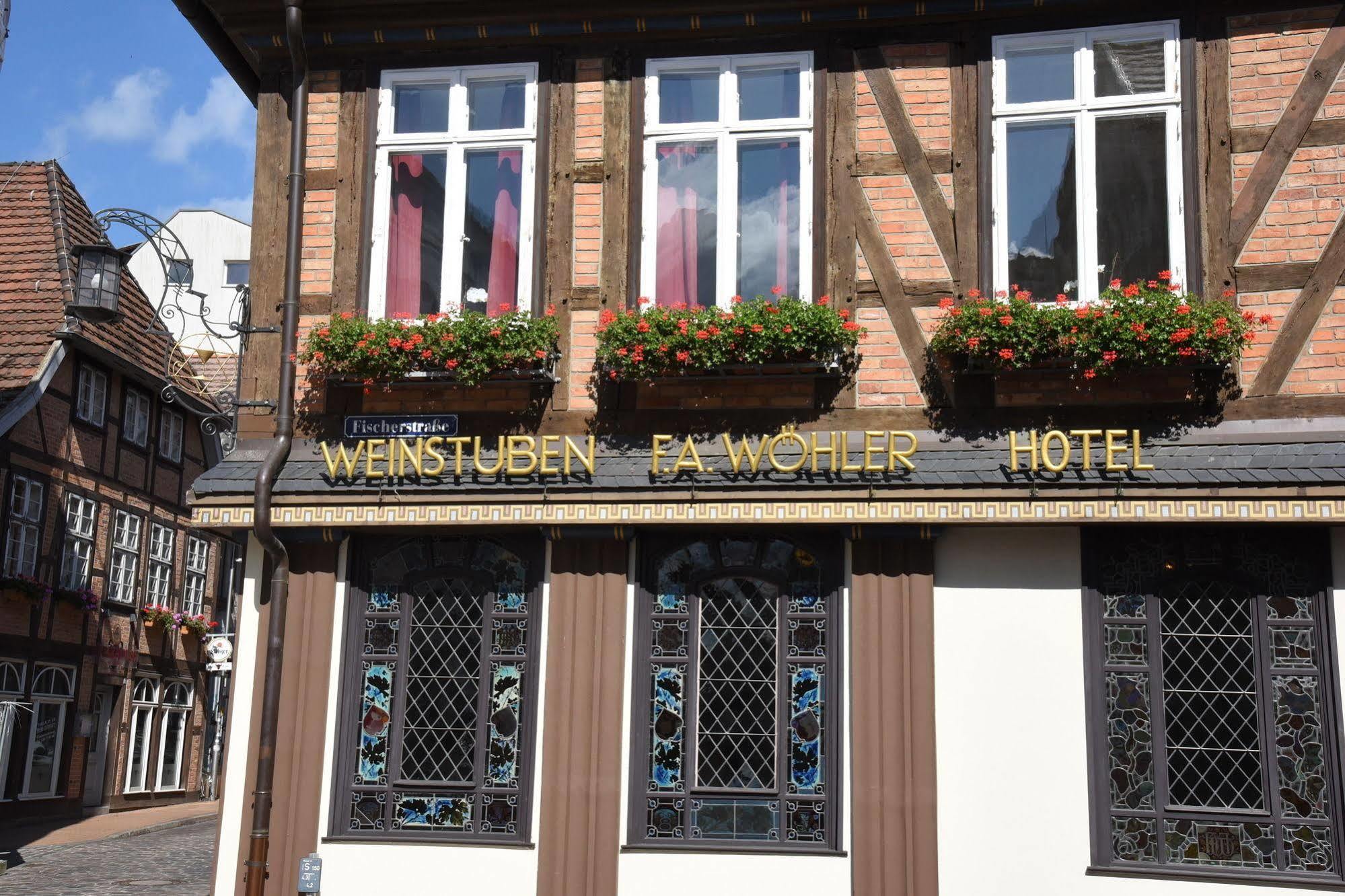 Hotel Weinhaus Woehler à Schwerin  Extérieur photo